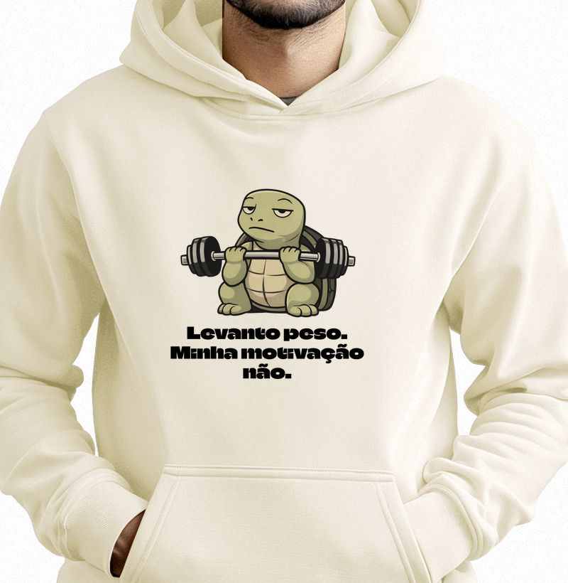 Levanto peso, minha motivação não