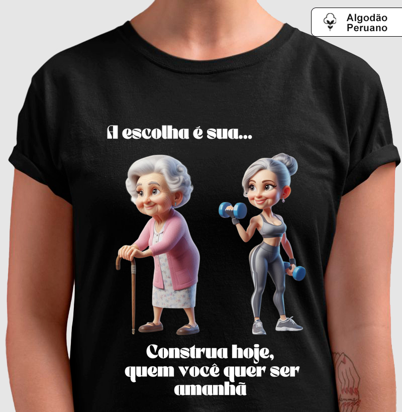 A escolha é sua.. construa hoje quem você que ser amanhã