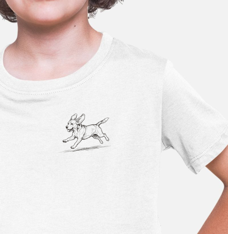 Beagle - Desenho - Camiseta Infantil
