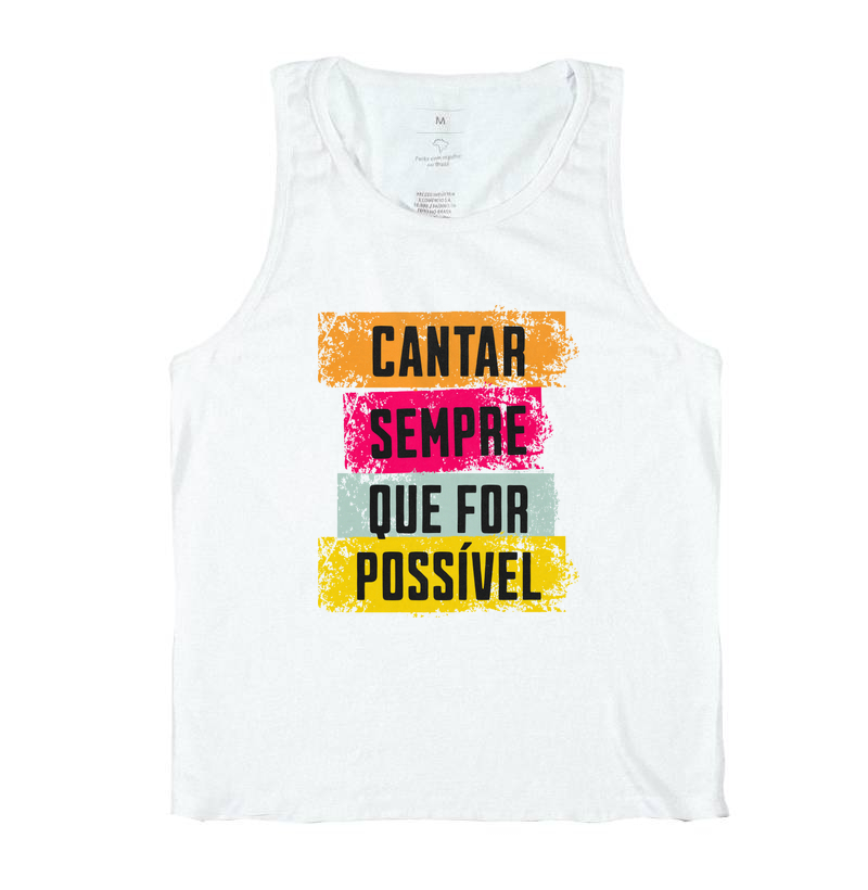 Cantar sempre que for preciso