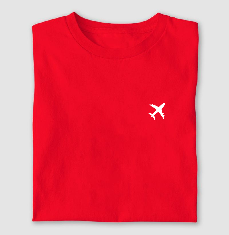 Avião minimalista branco