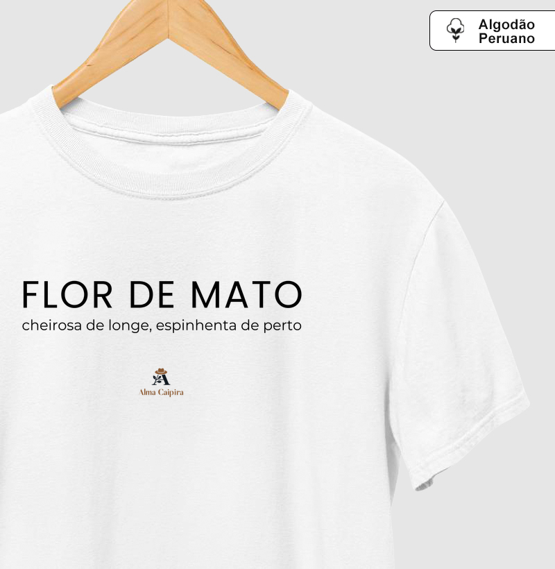 Flor de mato, cheirosa de longe, espinhenta de perto
