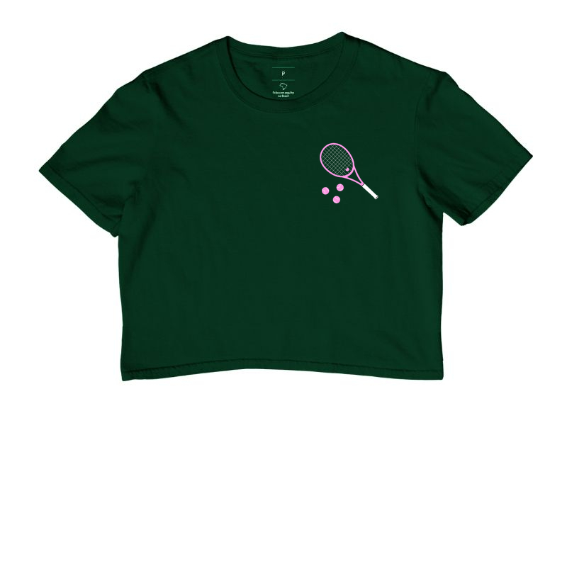 Raquete e Bolinhas Feminina Pocket - Cropped