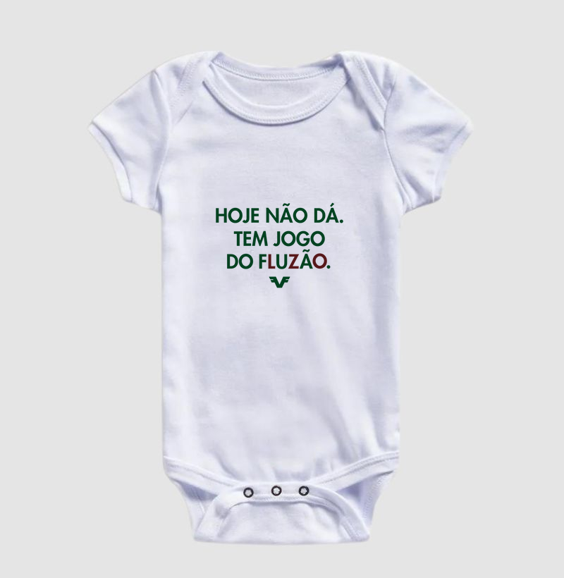 Body Infantil Hoje não dá. Tem Jogo do Fluzão.