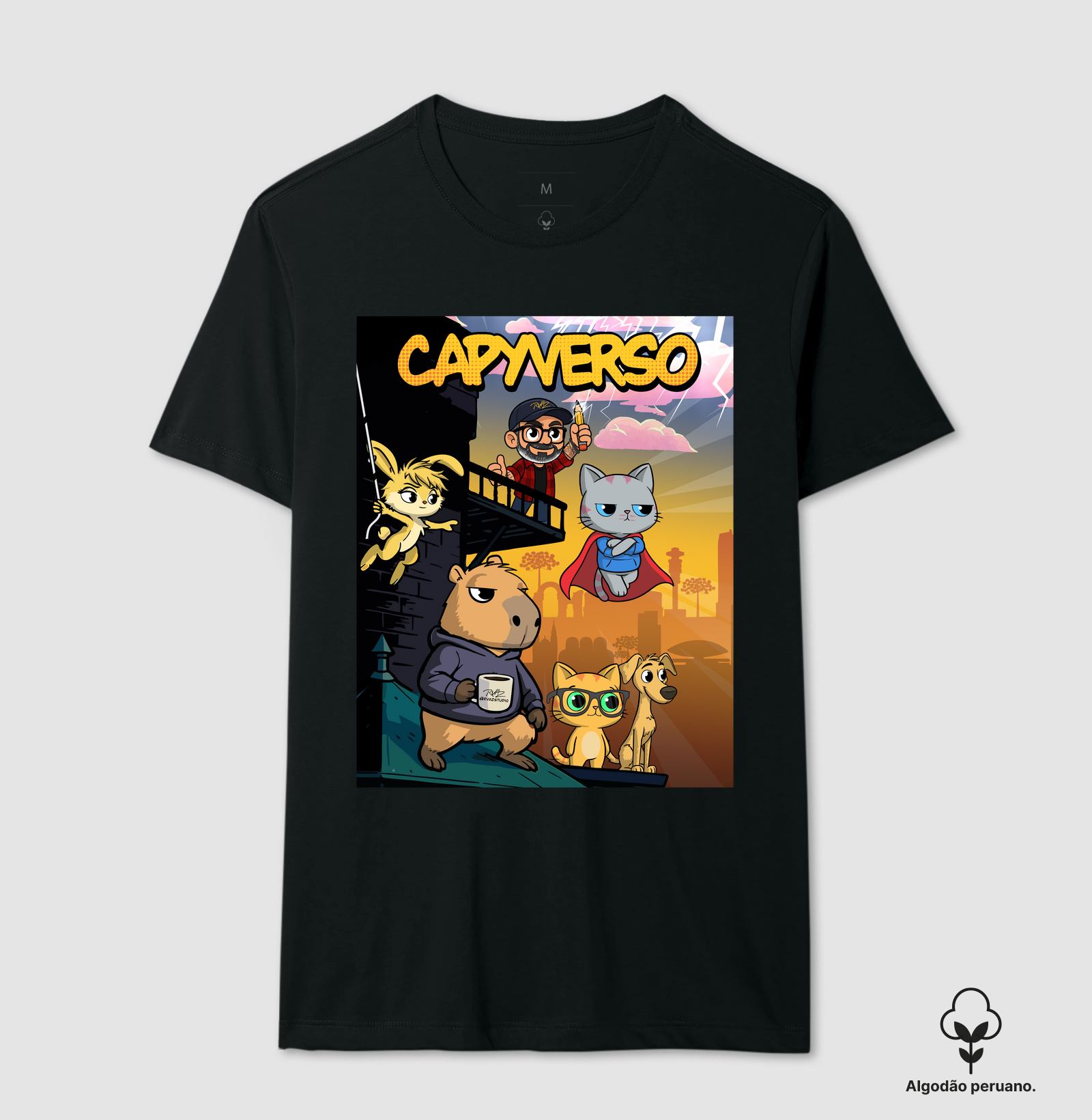 Camiseta Capyverso edição especial 1 - Camiseta Algodão Peruano