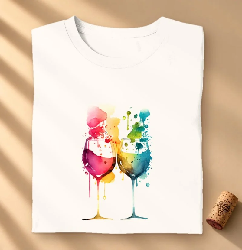 Camiseta Vinho - Explosão de Sabores - Camiseta