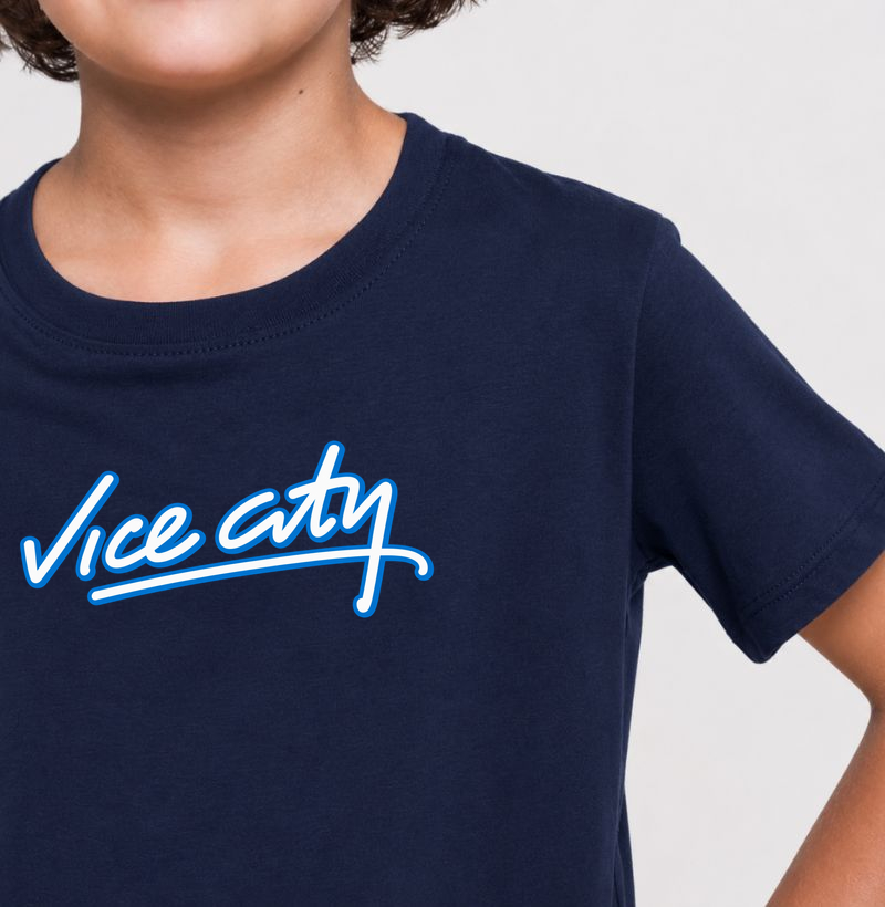 Camiseta Infantil Vice City - Logo