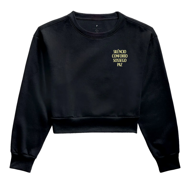 ESSENTIALS - Cropped Moletom