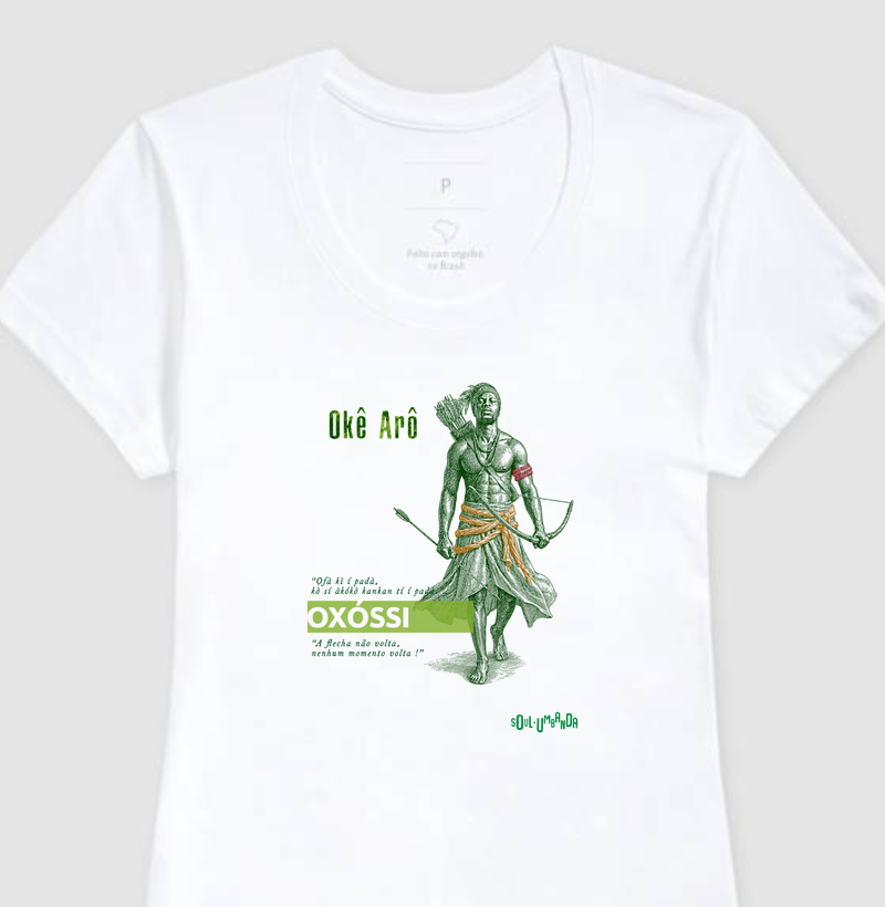 camiseta OXÓSSI iorubá feminina