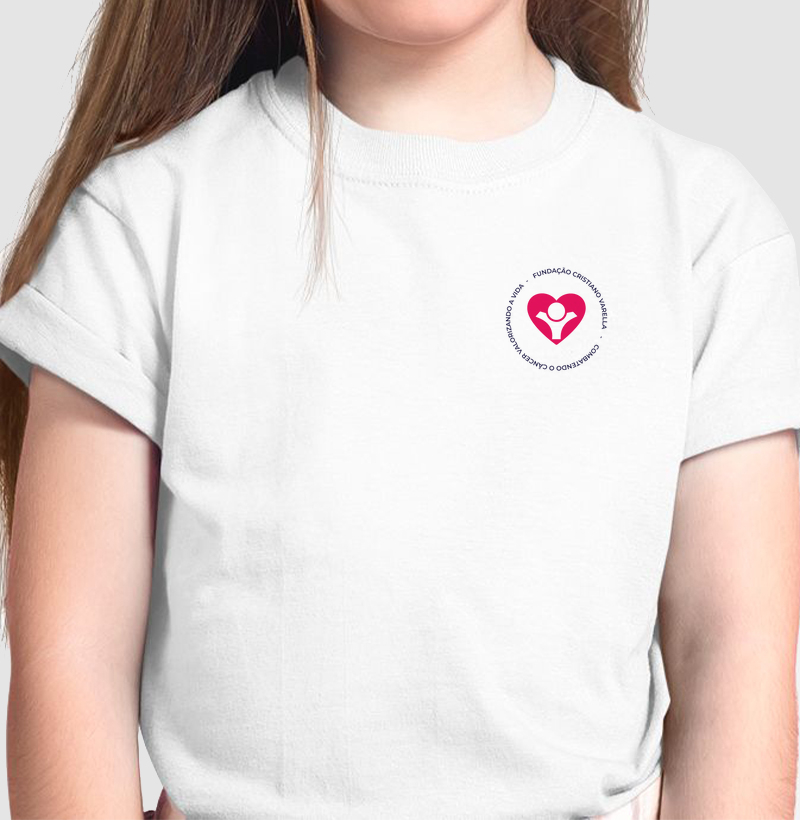 Camiseta infantil - Fundação Cristiano Varella