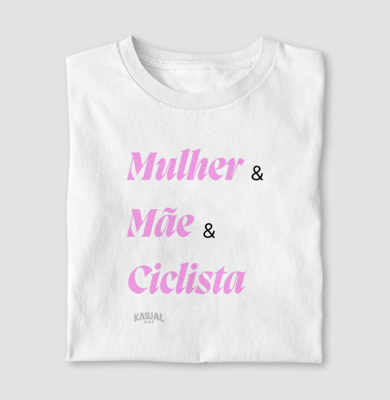 Mulher mãe e Ciclista