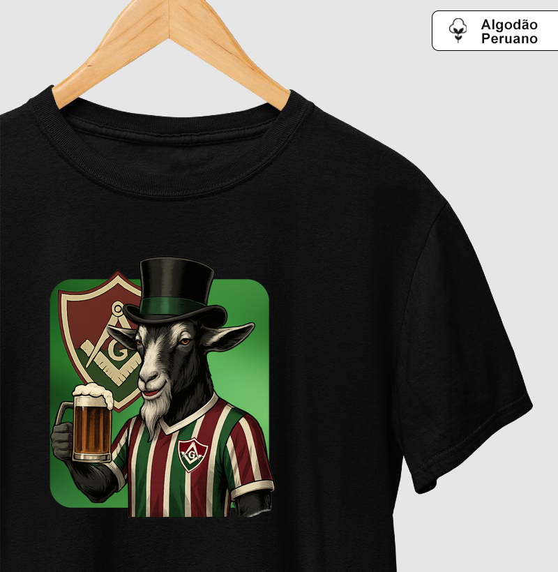Camiseta Algodão Peruano Bode Tricolor - Mr. GADU