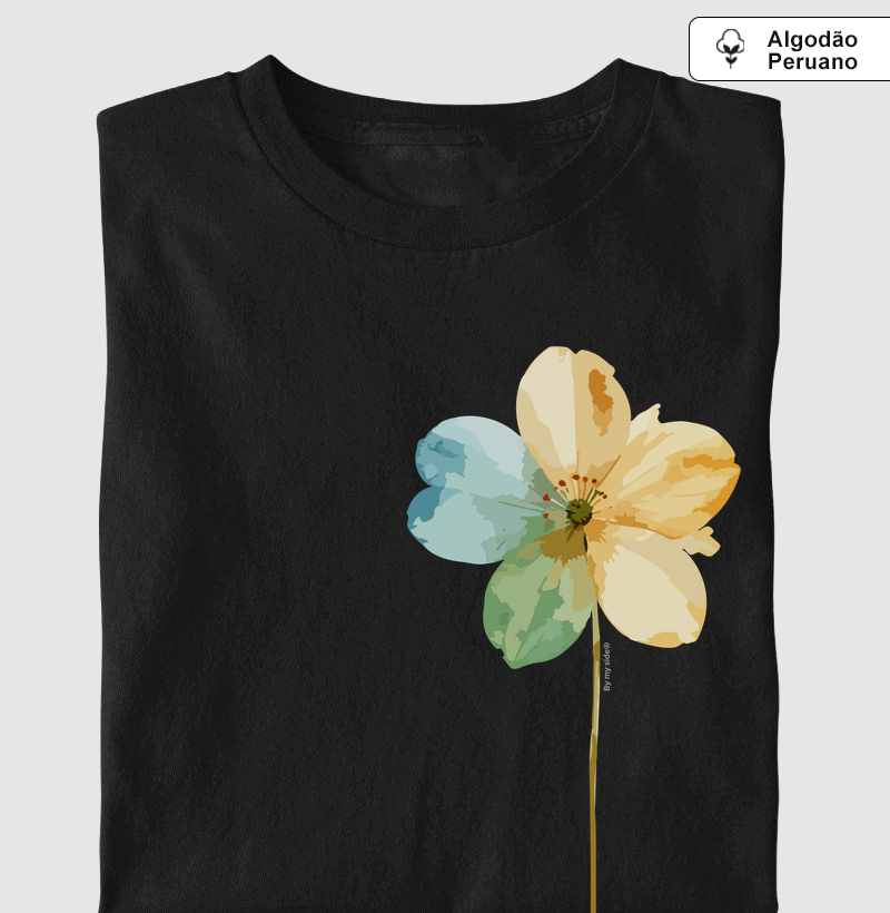 Yellow Flower - Algodão Peruano