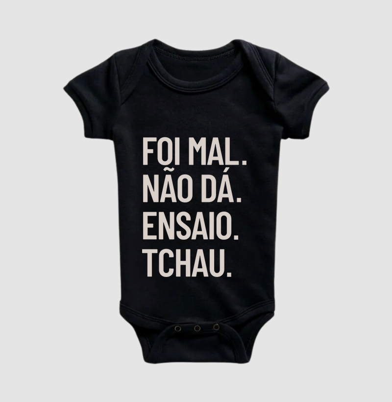 FOI MAL. NÃO DÁ. ENSAIO. TCHAU.