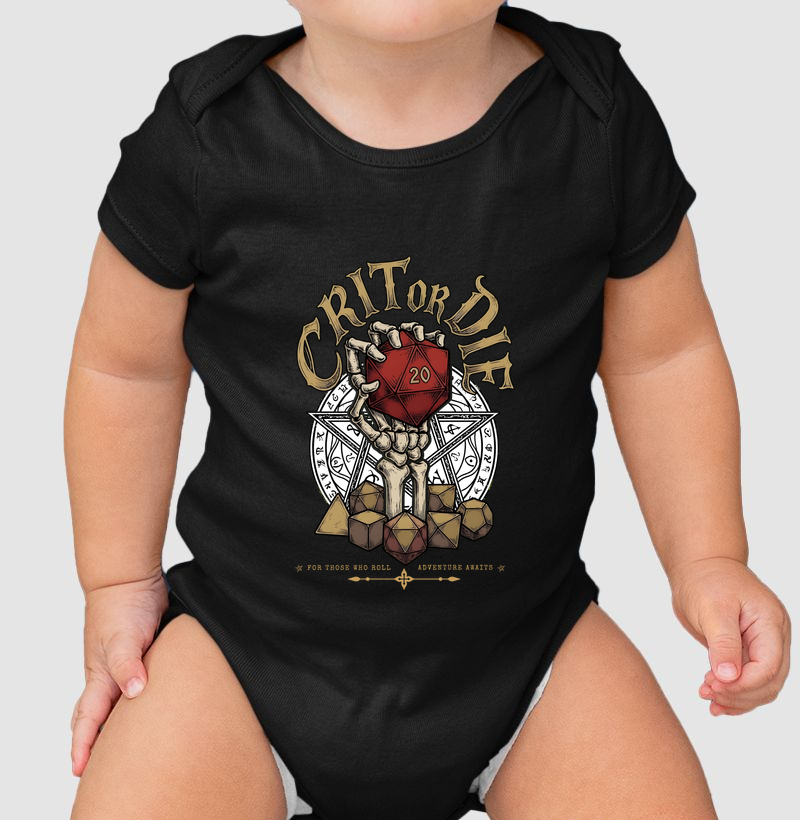 Crit or Die - Body Infantil
