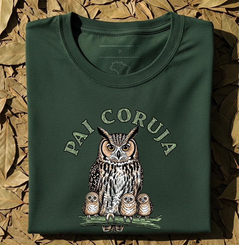 Pai Coruja 3 Filhotes