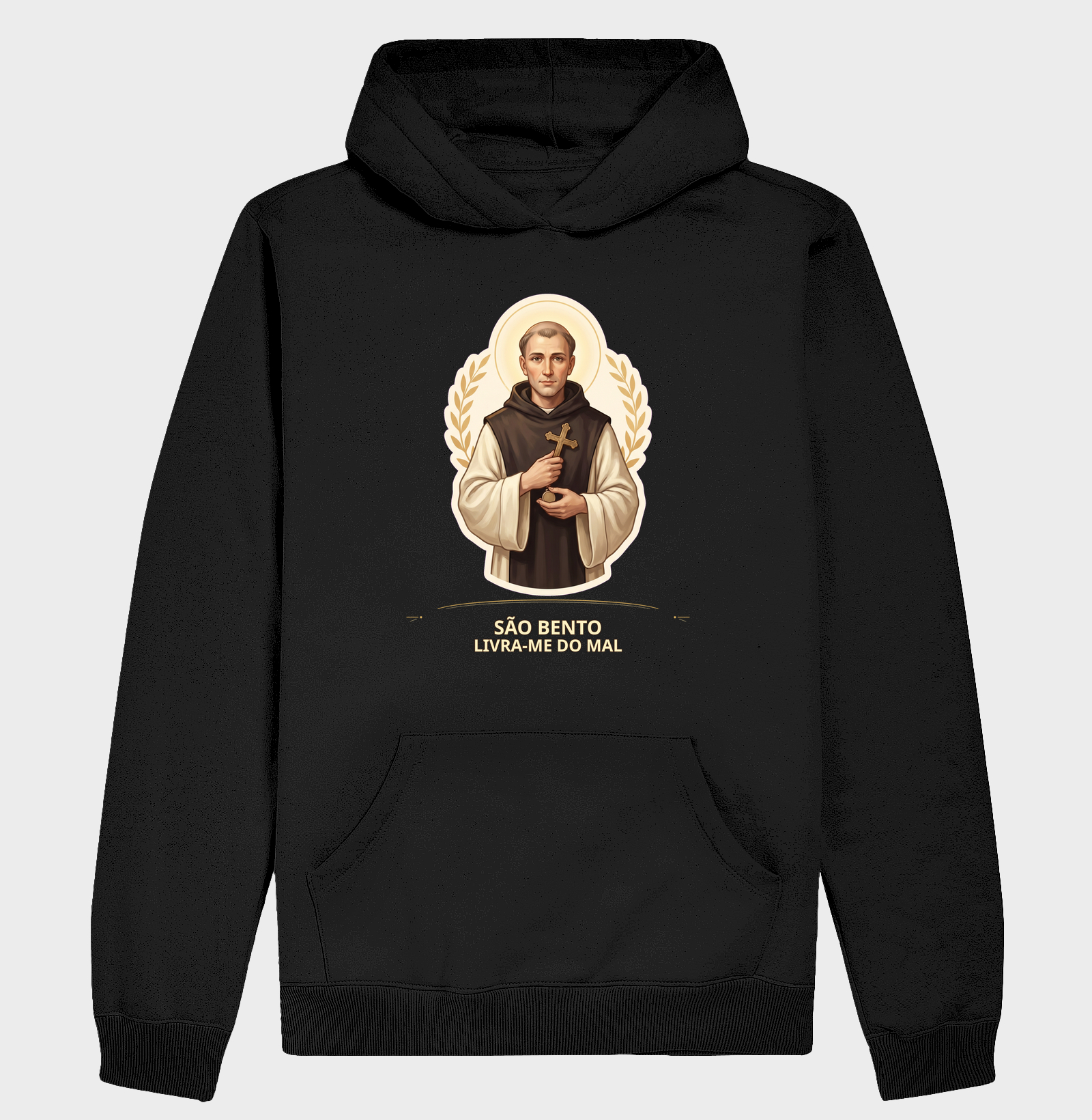 SÃO BENTO LIVRA-ME DO MAL - Hoodie Moletom