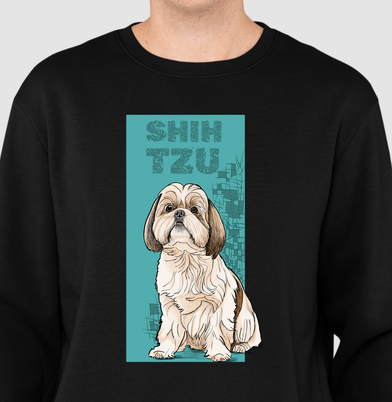Suéter Moletom Cachorro Shih Tzu