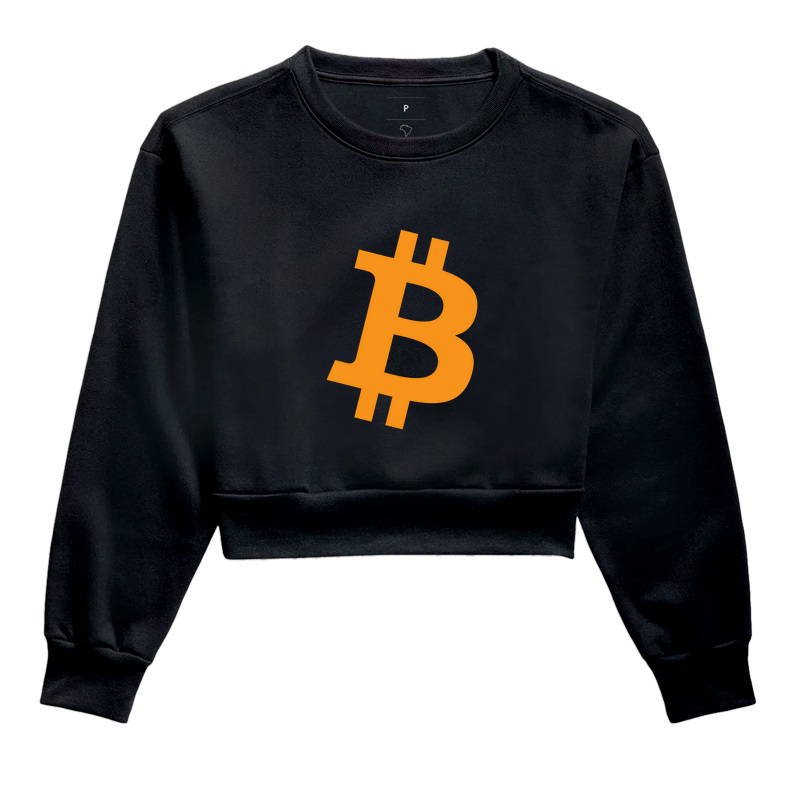 Hoodie Moletom Logo Bitcoin