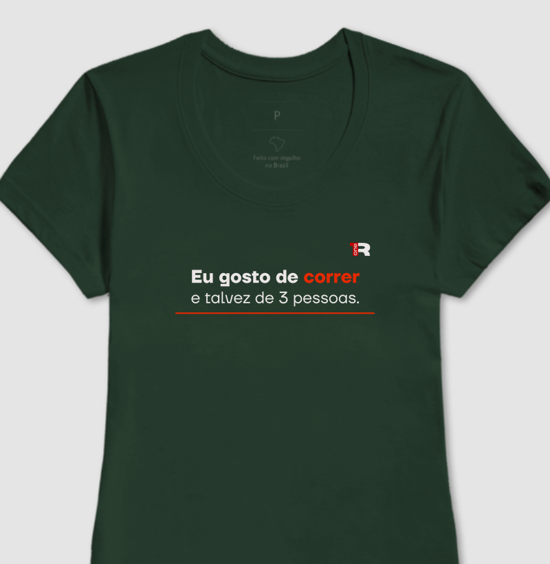 Eu gosto de correr e talvez de 3 pessoas. (Masc. e Fem.)