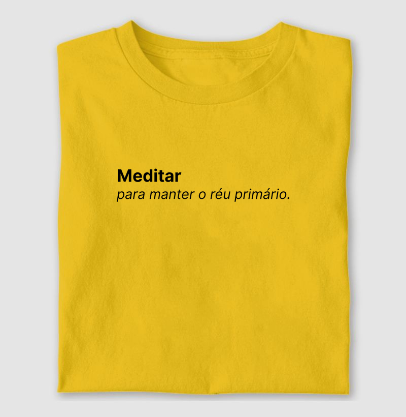 Meditar para manter o réu primário