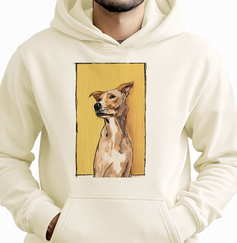 Hoodie Moletom Cachorro Caramelo