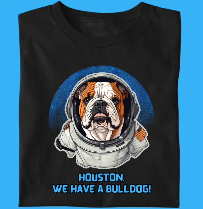 Camiseta Bulldog Ingles "Houston II"