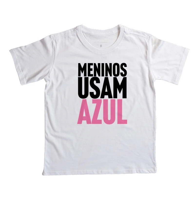 Meninos usam Azul