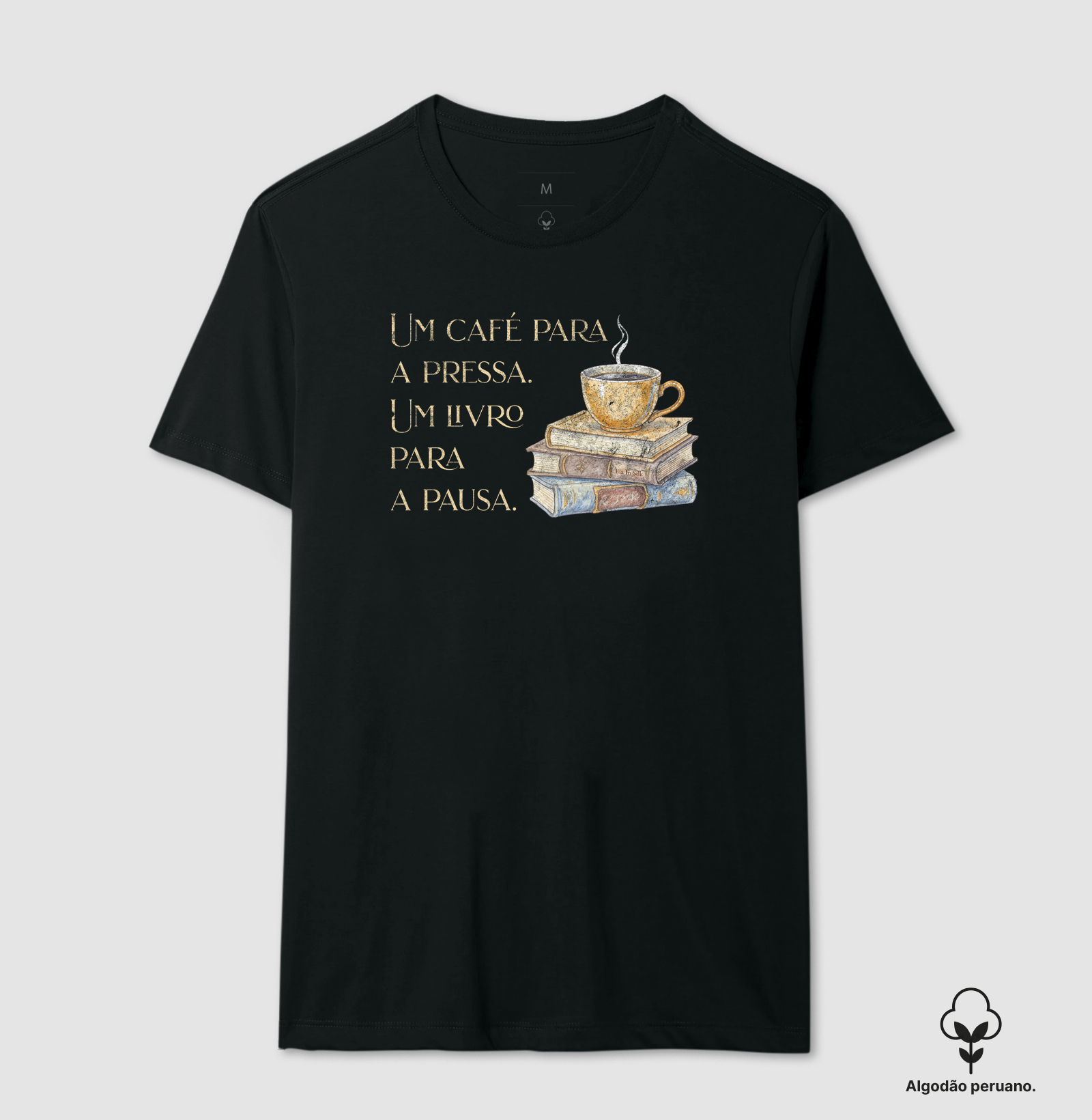 Um café para a pressa. Um livro para a pausa.