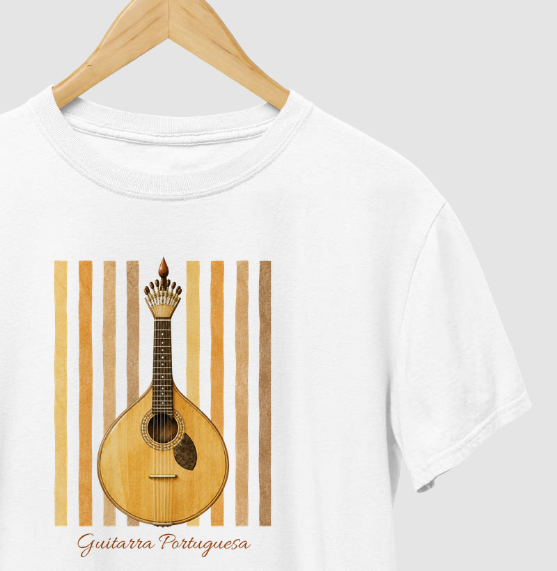 Guitarra portuguesa em aquarela