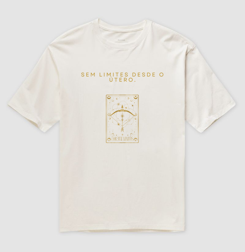 Camiseta Oversized Sagittarius Card