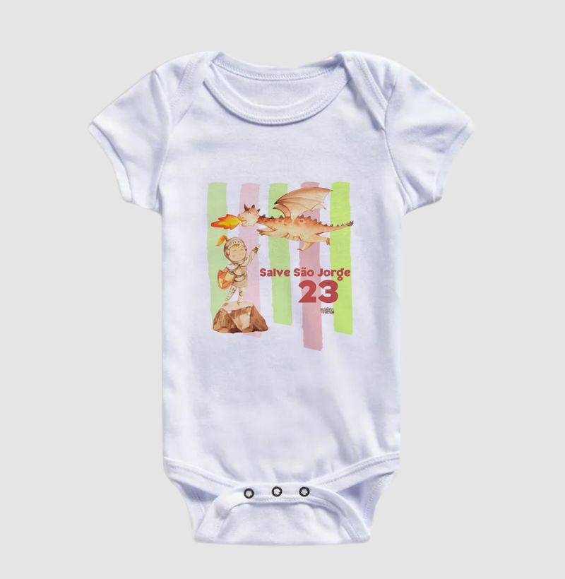 Body Infantil São Jorge Toy Maria Patuá