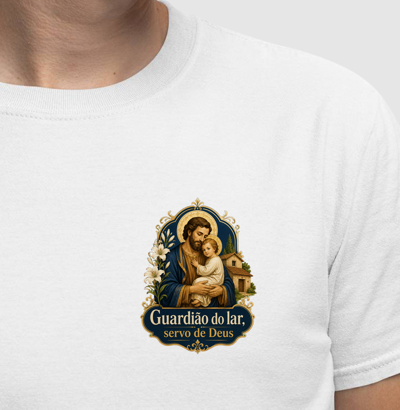 Camiseta Guardião do Lar (Estampa de Bolso)