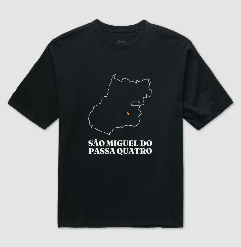São Miguel do Passa Quatro | Traço GO - Camiseta Oversized