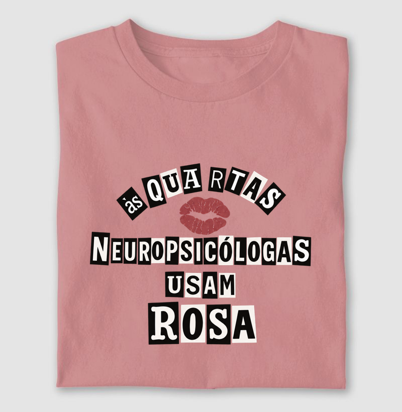 Camiseta | Neuropsicólogas usam rosa - Camiseta