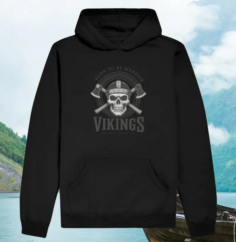 Viking Skull – Born to Be Warrior