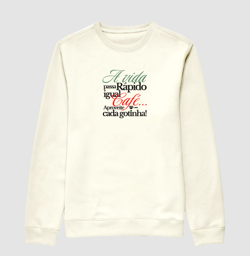 A vida passa rápido igual café