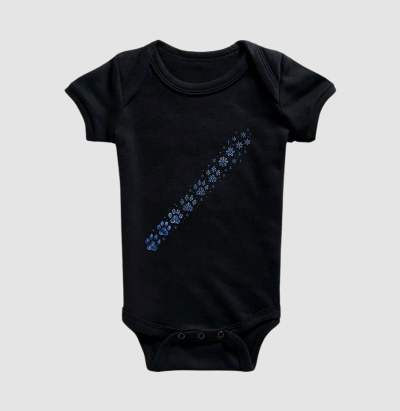 Patas & Flocos de Neve - Body Infantil