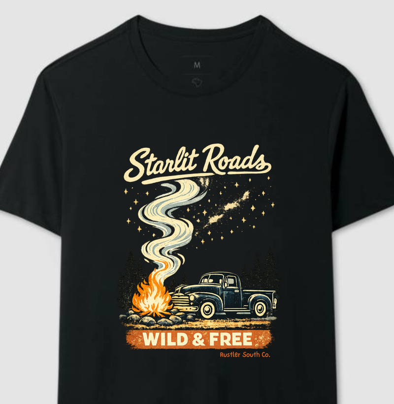 Camiseta Starlit Roads