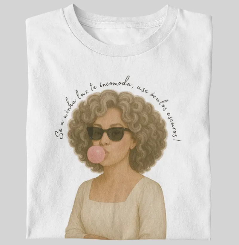 Se a minha luz te incomoda, use óculos escuros! (Grisalha)