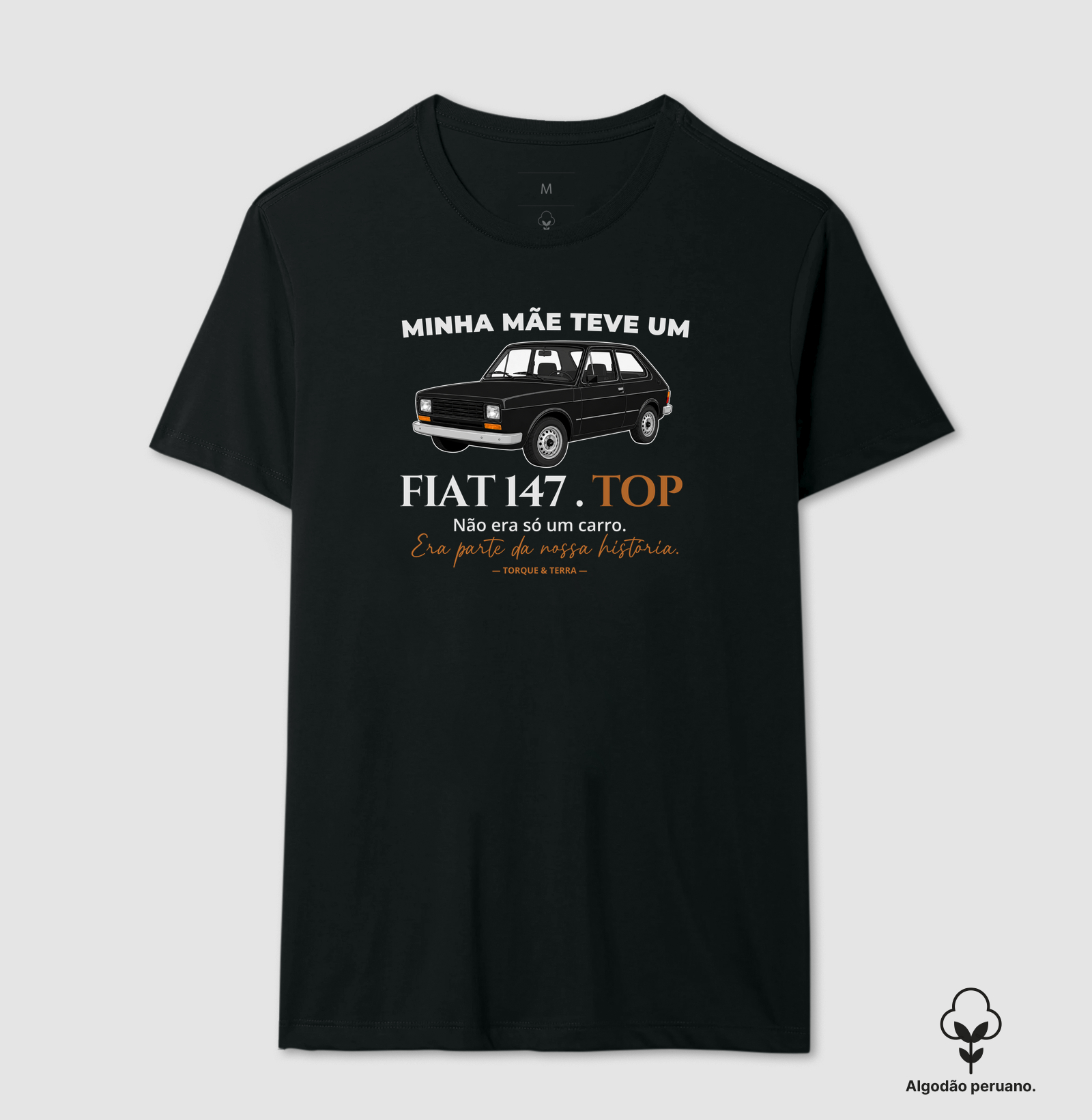 Minha mãe teve um  - Fiat 147 - preto personalizada