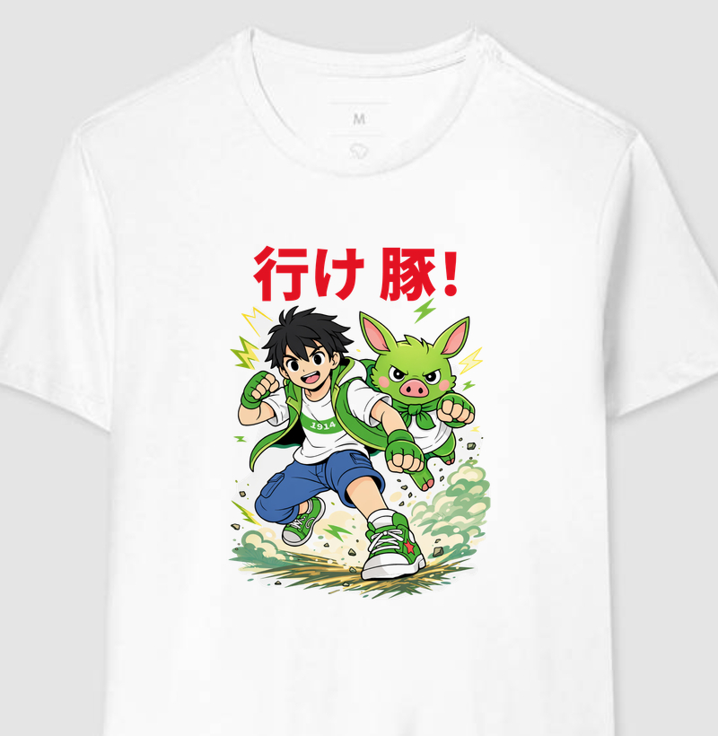 Ike buta! Vamos pra cima porco