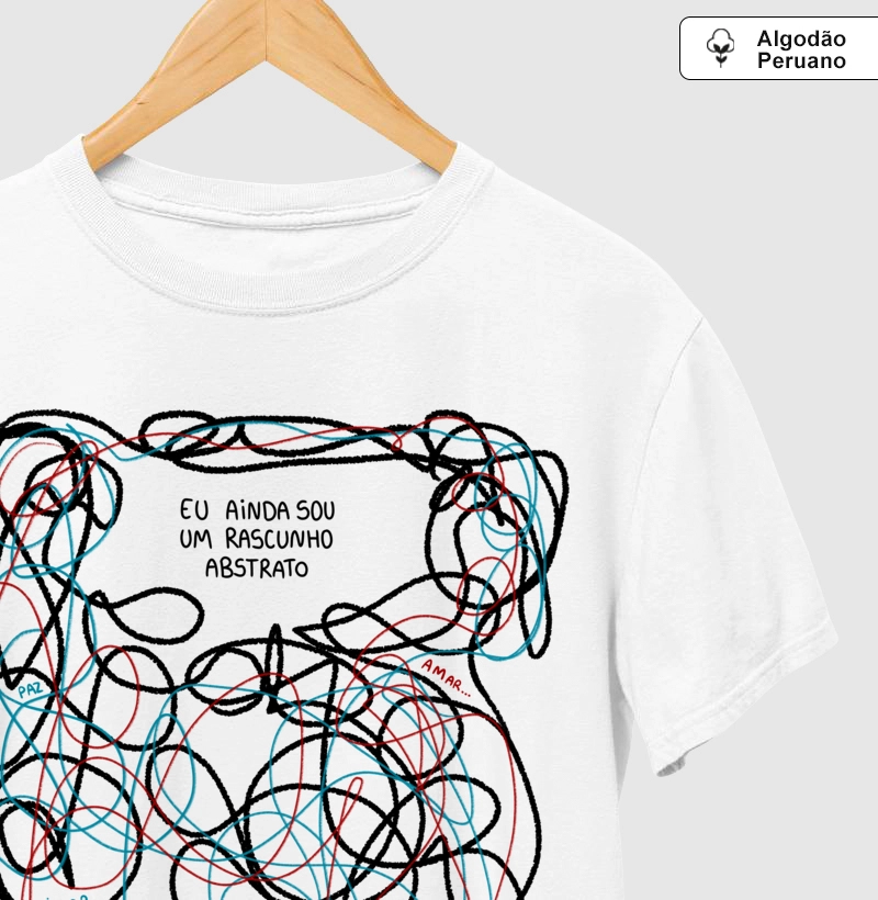 Eu ainda sou um rascunho abstrato