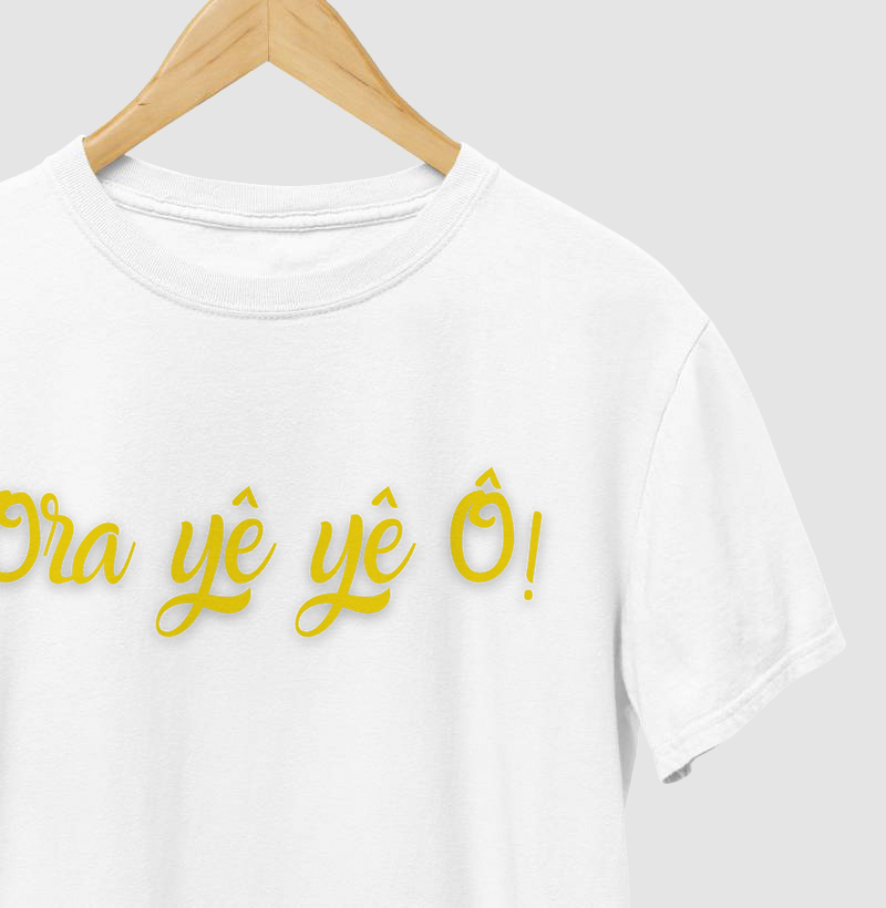 Oxum - Saudação - Camiseta Branca