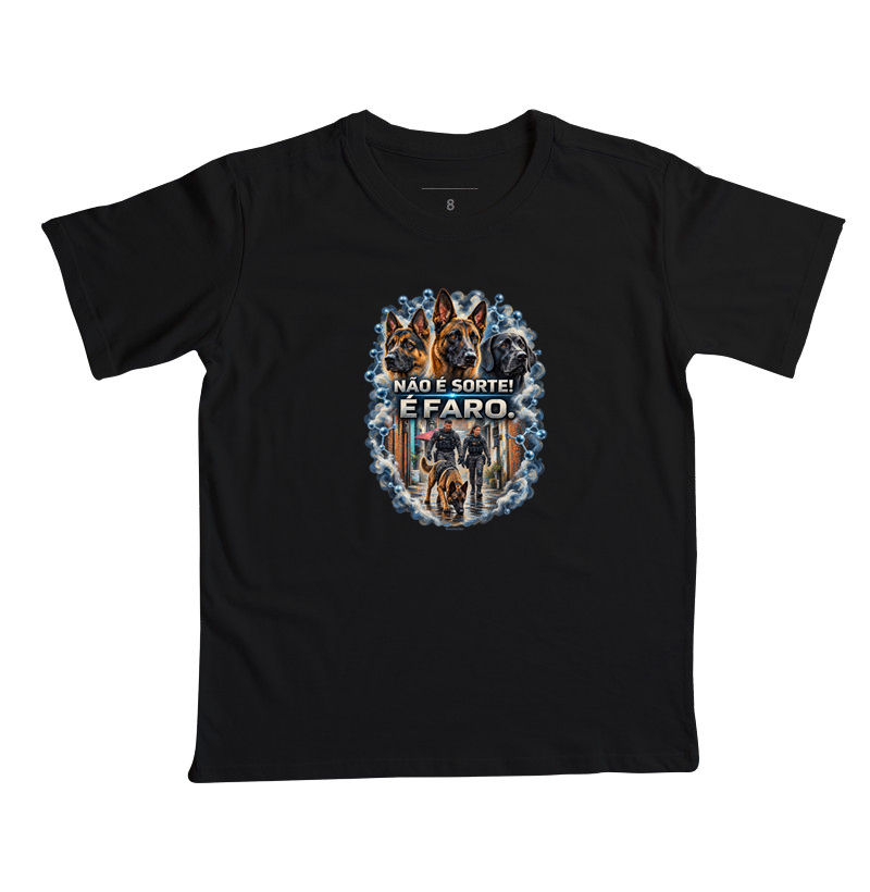 Não é sorte! É faro. (v2) - Camiseta Infantil