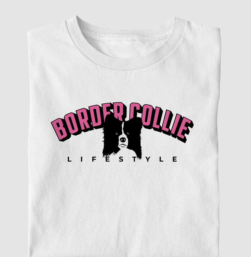 Border Collie Lifestile Rosa Cabeça 