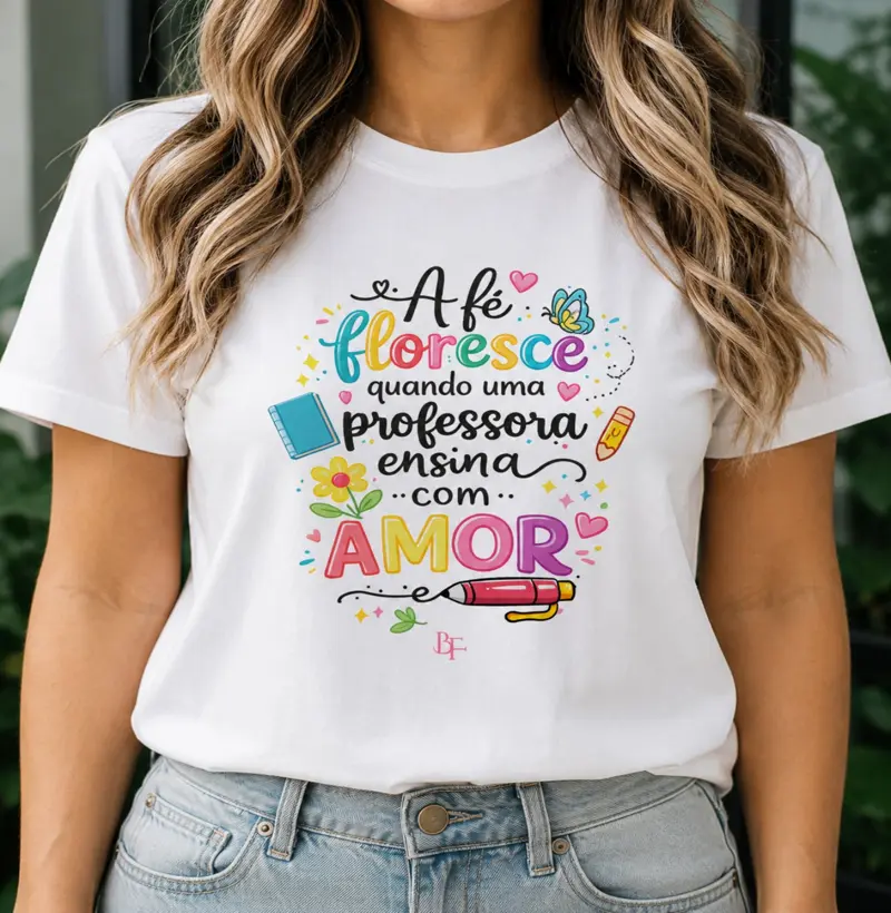 A fé floresce quando uma professora ensina com amor.
