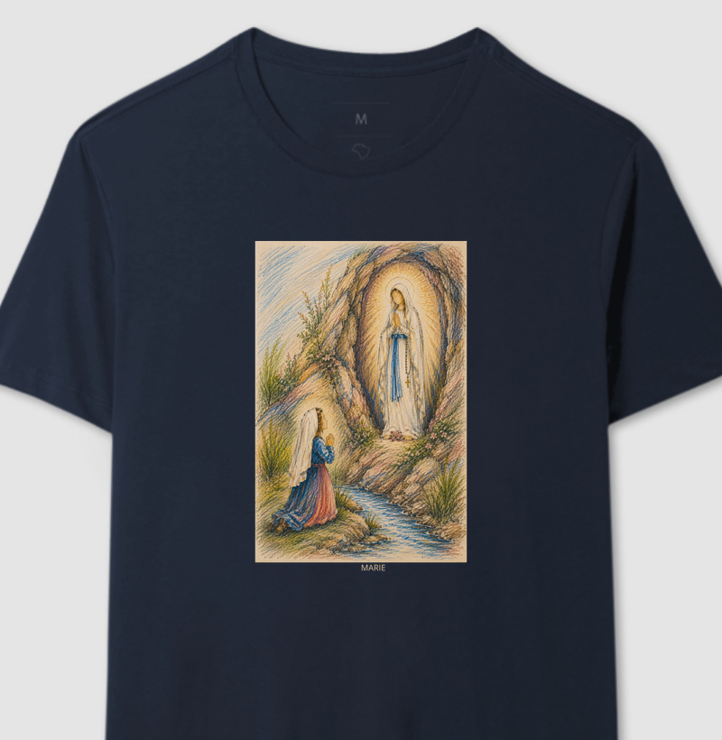 Nossa Senhora de Lourdes e Santa Bernadete