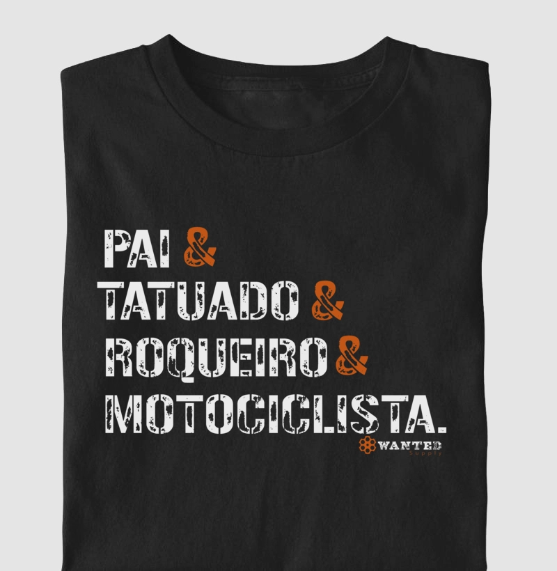 Pai, Tatuado, Roqueiro, Motociclista