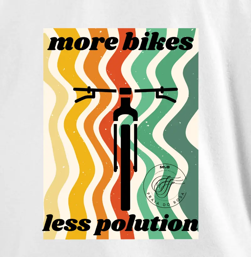 Bicicleta more bikes less polution